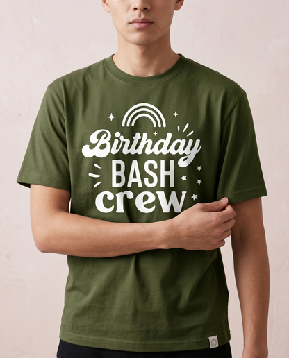 Personalized Birthday Party Sweatshirt, Matching Birthday Trip Shirts, Groovy Birthday Crew Tee, Minimalist Birthday Squad Outfits