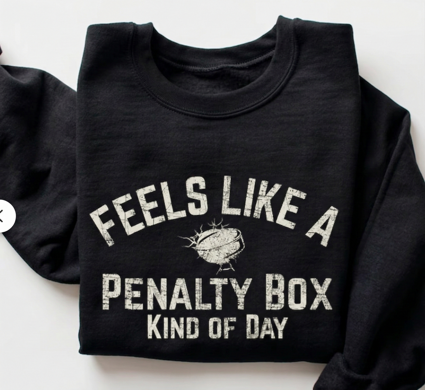 Penalty Box Sweatshirt | Funny Hockey Puck Tee, Hockey Mom Dad Gift