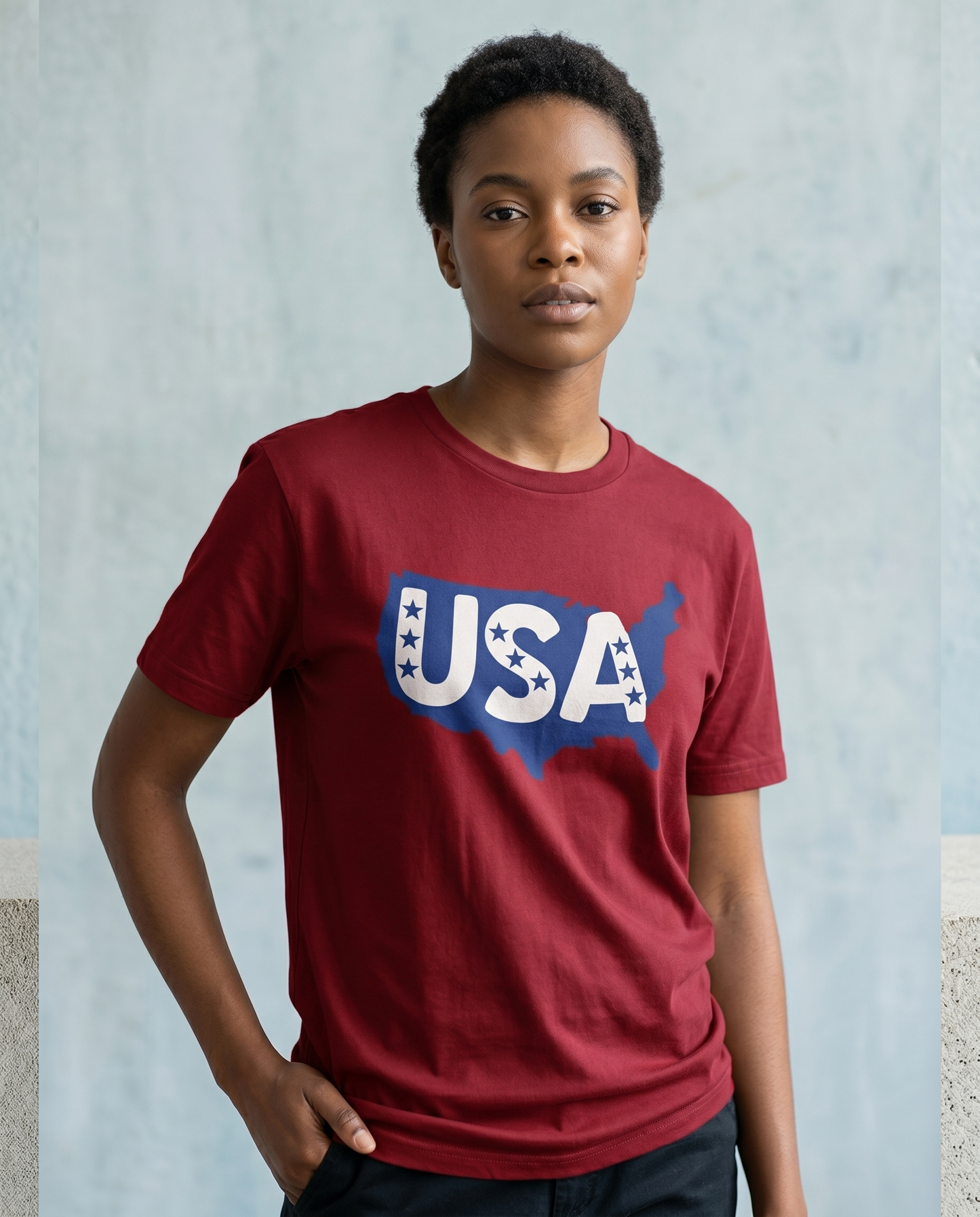 Custom USA Map Shirt, Patriotic 4th of July Hoodie, Independence Day Sweatshirt, Matching Family July 4th Apparel, American Pride Tops