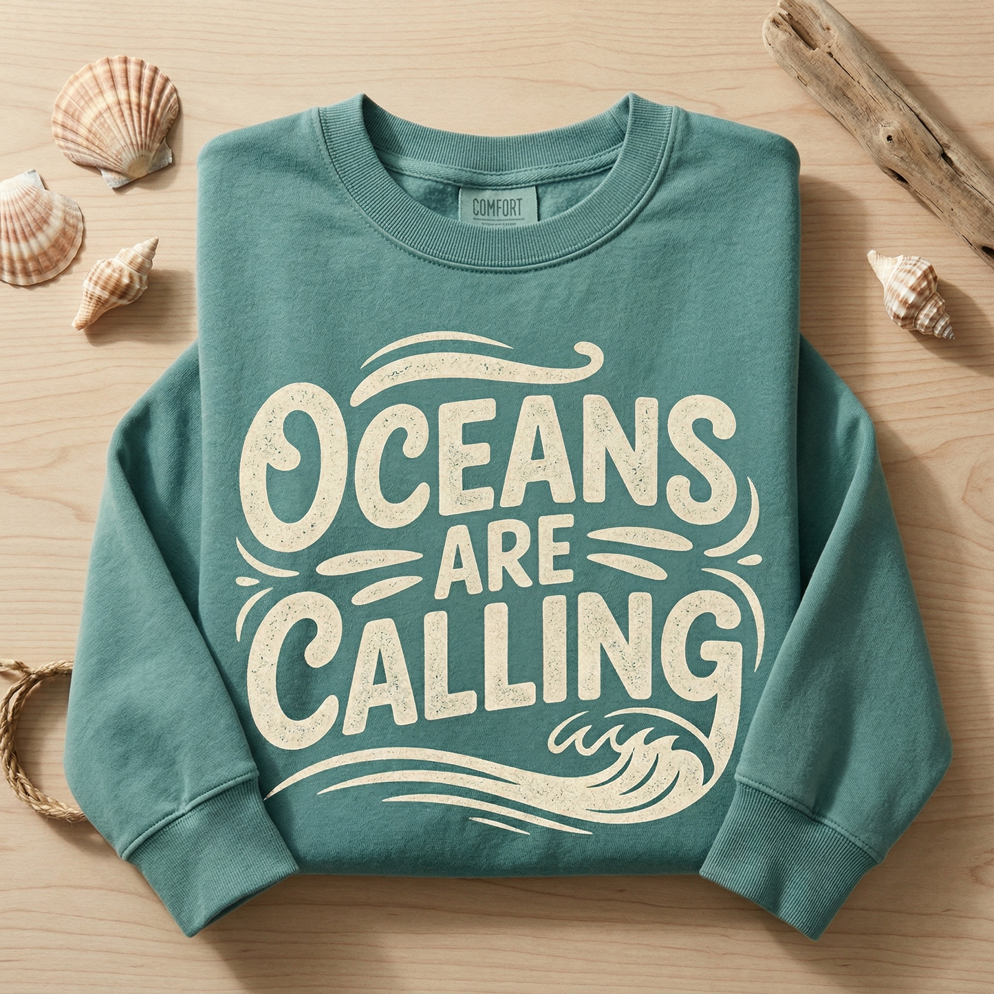 Oceans Are Calling Shirt, Custom Beach Vacation Tee, Personalized Nautical T-Shirt, Summer 2026 Cruise Shirt, Ocean Lover Gift