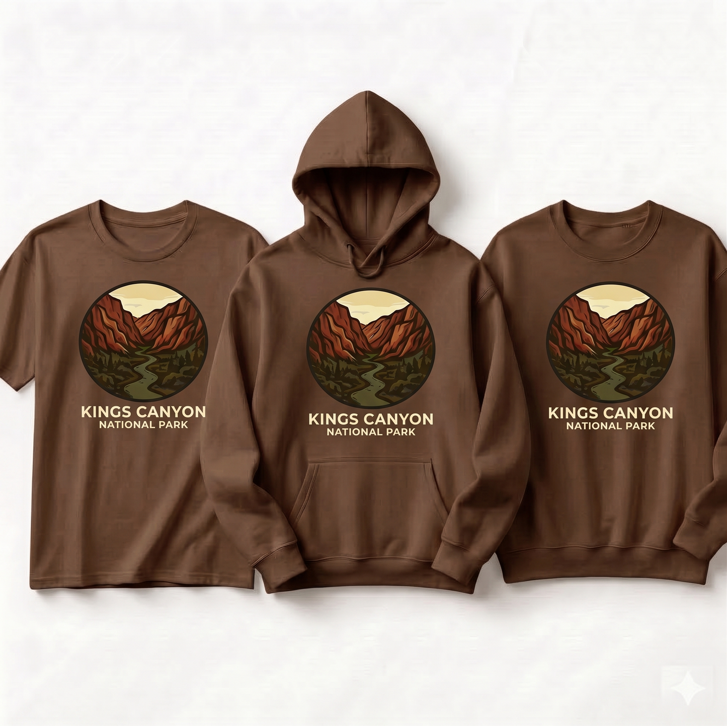 Custom Kings Canyon National Park Shirt, Vintage Mountain Hoodie, Personalized Nature Lover Sweatshirt, Retro Outdoor Adventure Apparel
