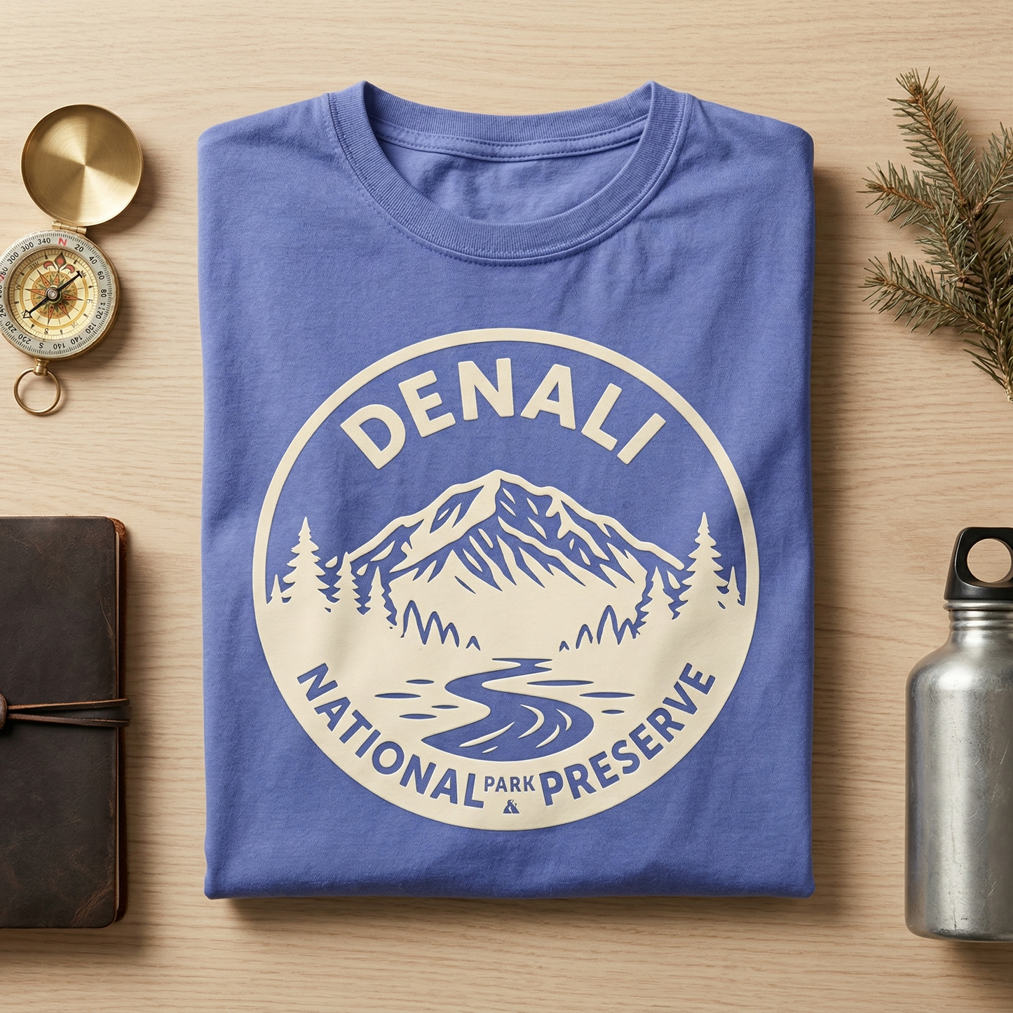 Custom Denali National Park Hoodie - Vintage Alaska Sweatshirt - Retro Denali National Preserve Pullover - Personalized Nature Gift