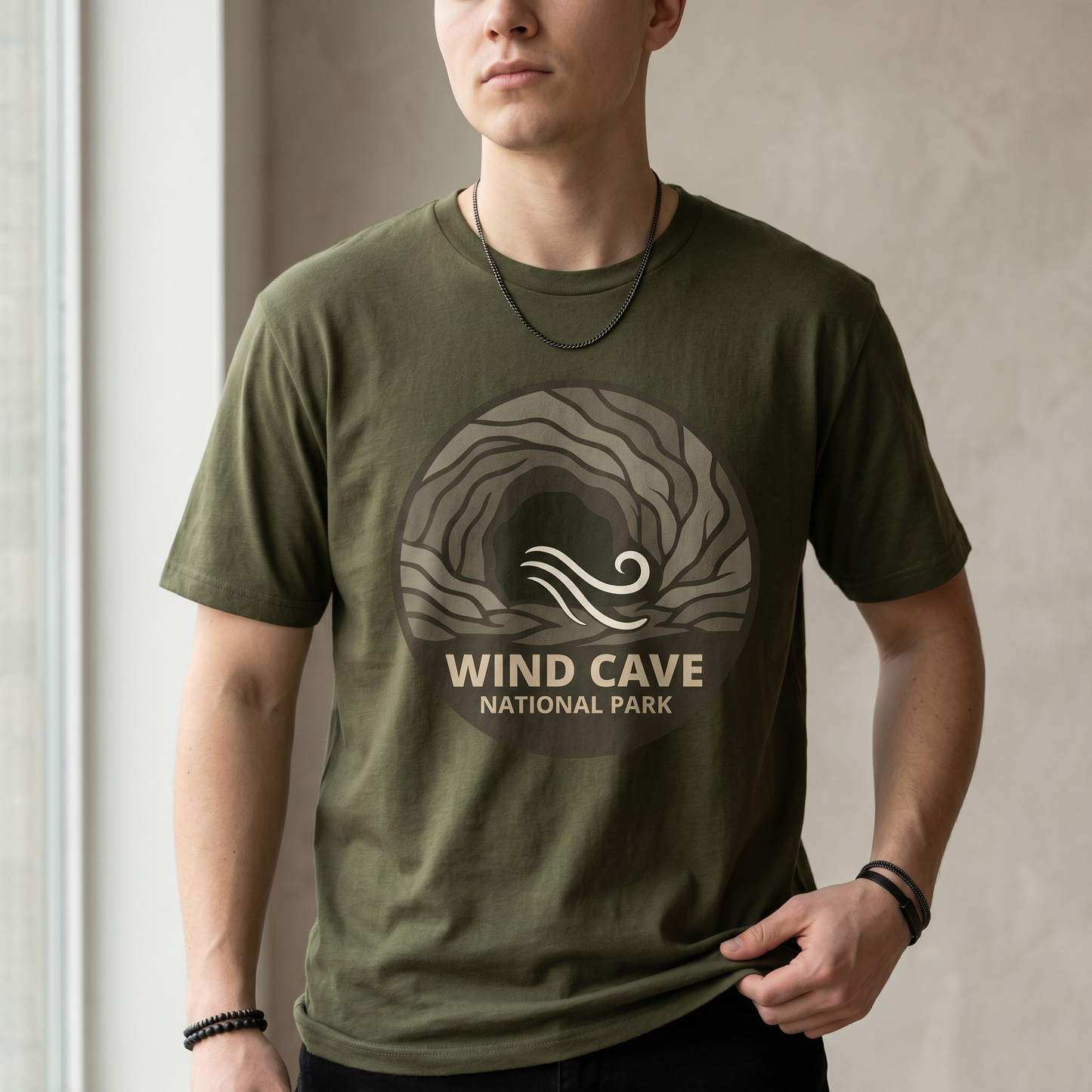 Wind Cave National Park Shirt, Retro National Park Hoodie, Custom South Dakota Vacation Sweatshirt, Minimalist Nature Lover Gift