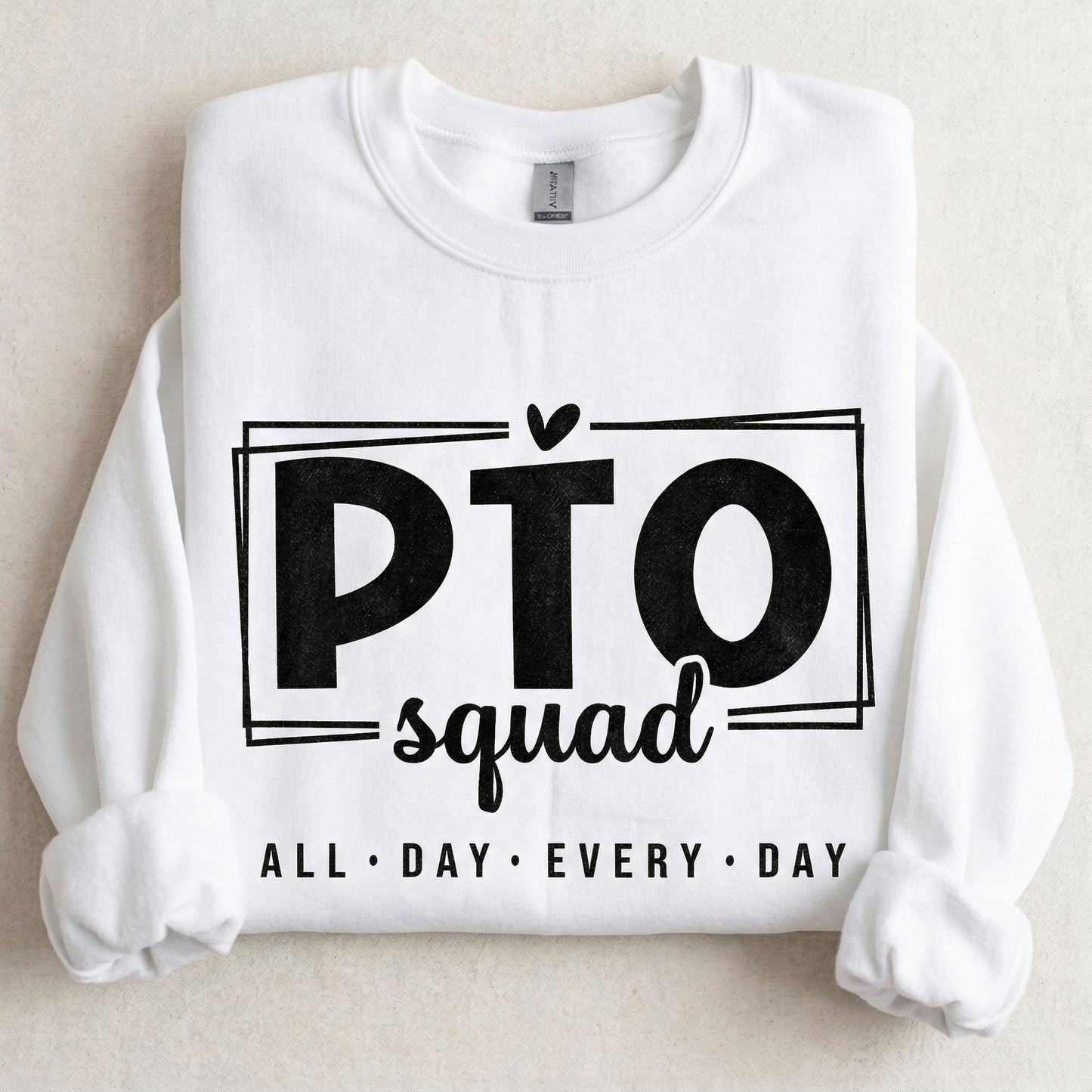 PTO Squad Sweatshirt | School Volunteer Crewneck | Teacher Appreciation Pullover Tee