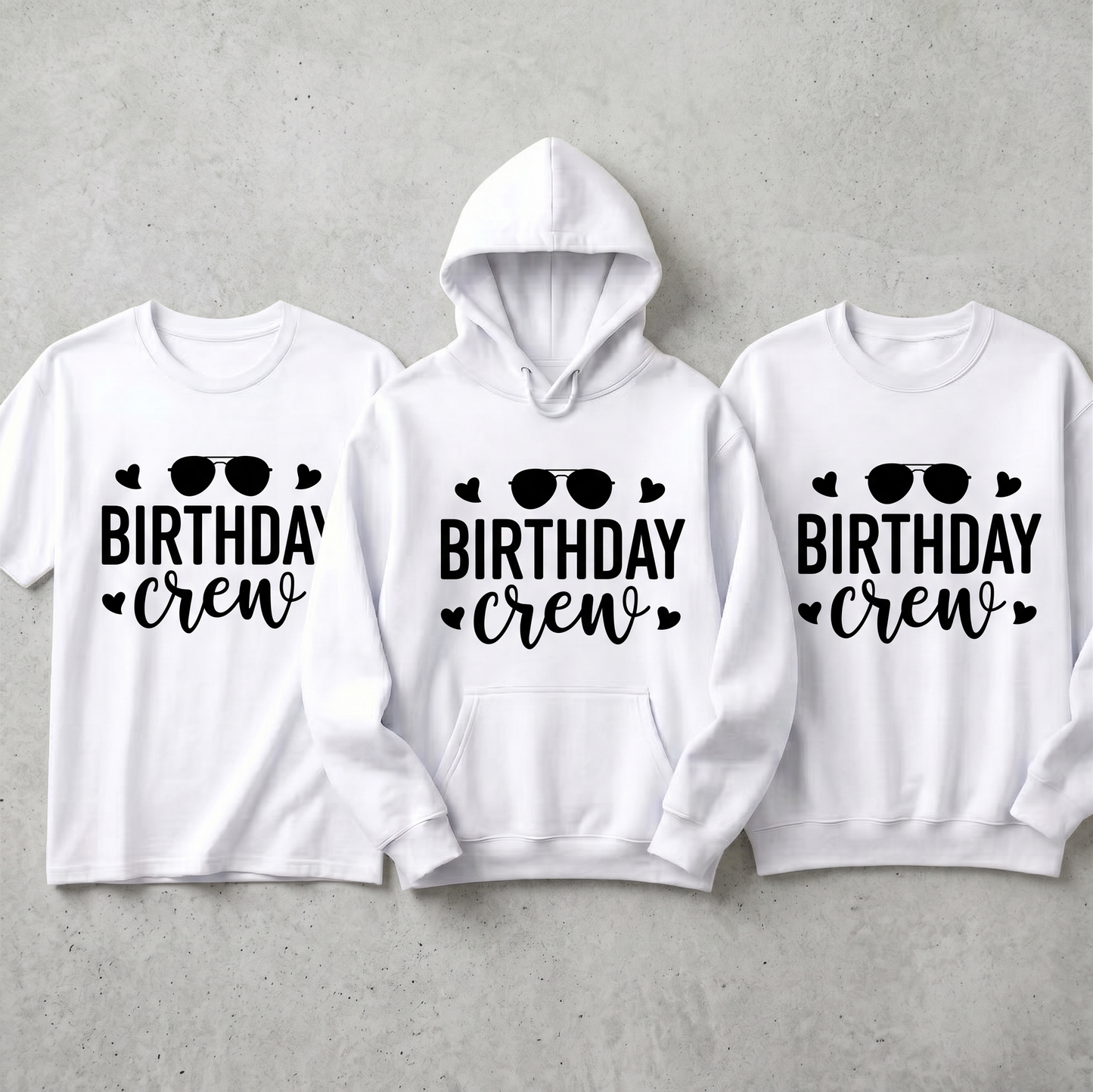 Personalized Birthday Squad Sweatshirt, Retro Birthday Party T-Shirt, Matching Birthday Group Shirts, Cool Birthday Crew Gift