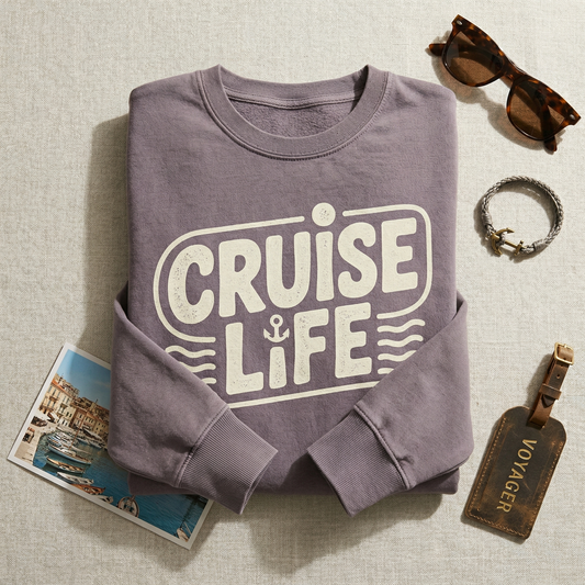 Cruise Life Shirt, Custom Cruise T-Shirt, Personalized Nautical Tee, Family Cruise Vacation Shirt, Anchor Graphic Top, Boating Life Apparel