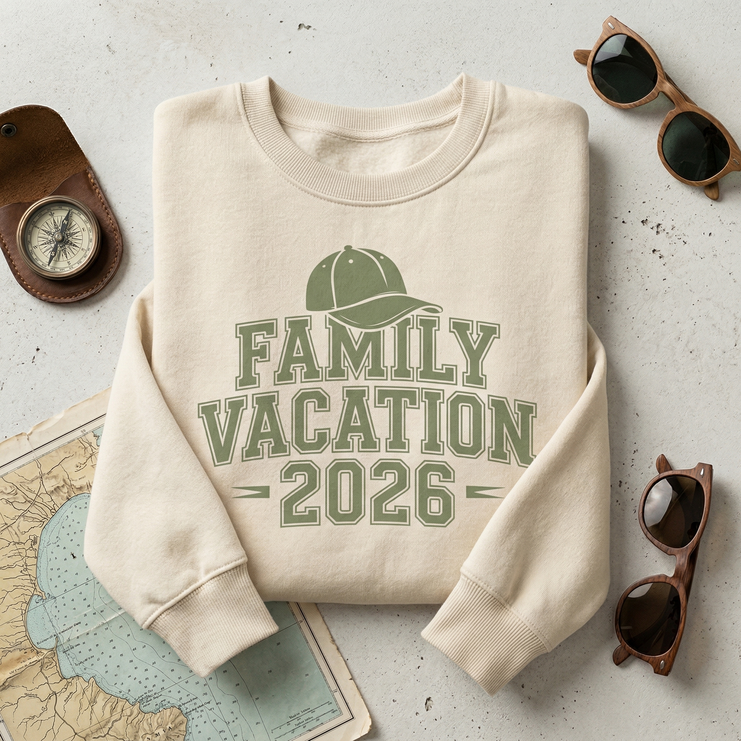 Custom Family Vacation Shirt, Sporty Collegiate Matching Family Tee, Personalized Summer Trip shirt, Matching Family Reunion Tee