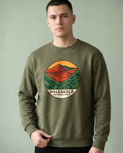 Custom Haleakalā National Park Shirt, Vintage Maui Hawaii Hoodie, Retro Nature Sweatshirt,  National Park Souvenir Apparel