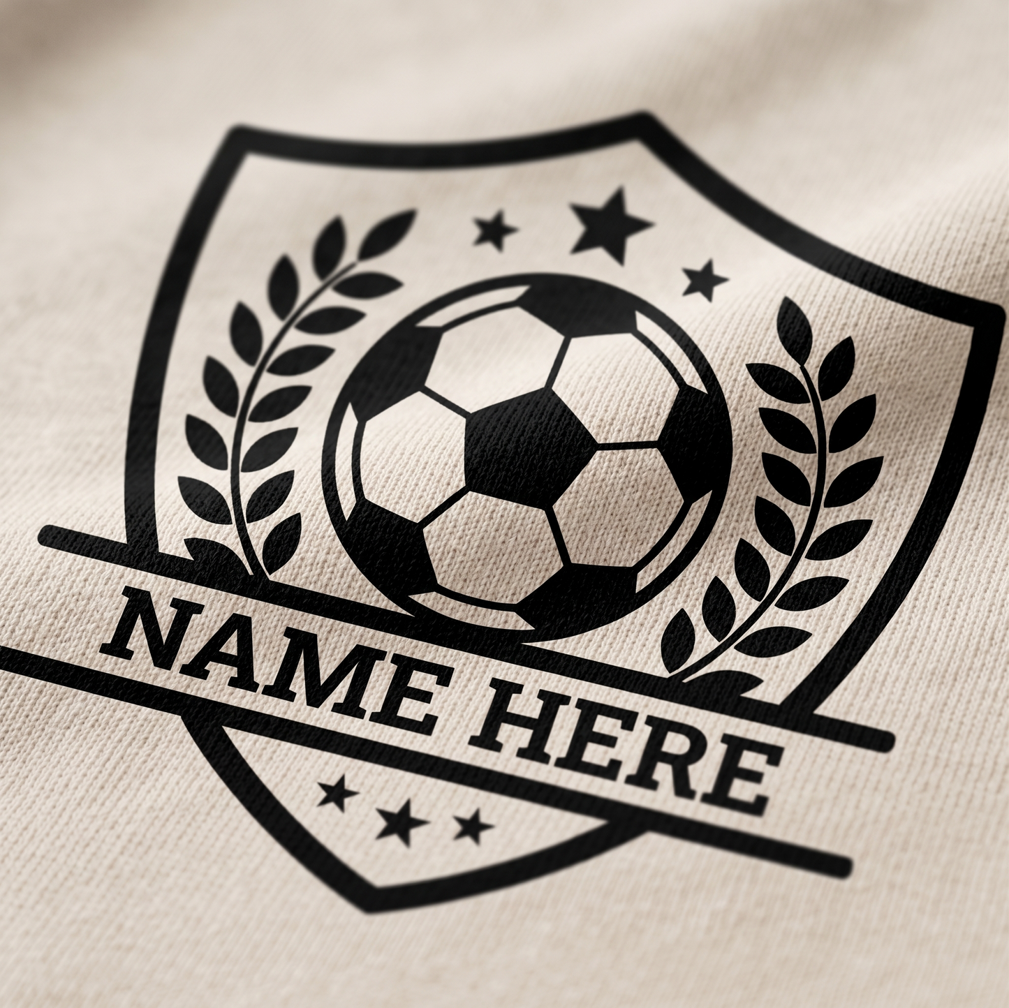 Custom Soccer Crest Hoodie, Personalized Soccer Team Shirt, Game Day Shield Sweatshirt, Custom Player Name Soccer Gift, Soccer Club Apparel