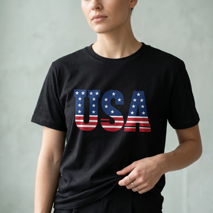 USA Flag Shirt, Retro Patriotic 4th of July Hoodie, Personalized American Flag Sweatshirt , USA Stars and Stripes Apparel