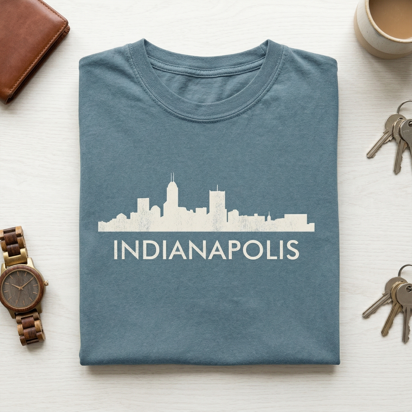Custom Indianapolis Skyline Hoodie | Personalized Indiana Sweatshirt | Indy Hometown Pride Sweater | Midwest Travel Gift