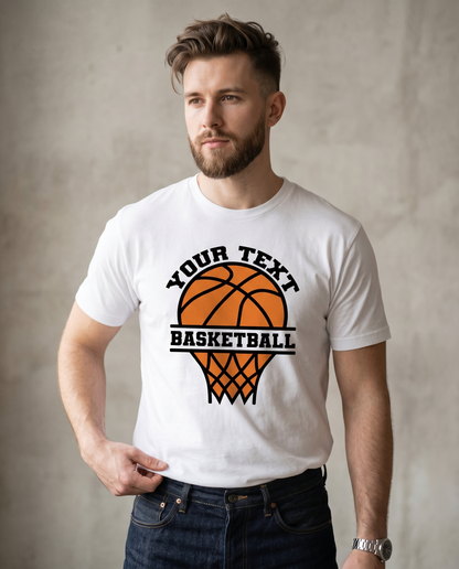 Custom Basketball Hoodie and Shirt, Personalize Basketball Team Gift, Custom Basketball Name Sweatshirt, Personalize Basketball Player Gift,