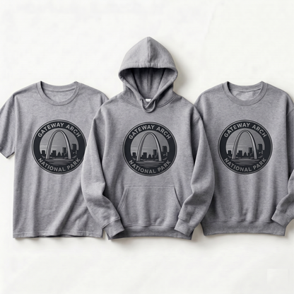 Gateway Arch National Park Hoodie, Personalized St. Louis Missouri Sweatshirt, Retro National Park T-Shirt, Custom Travel Gift