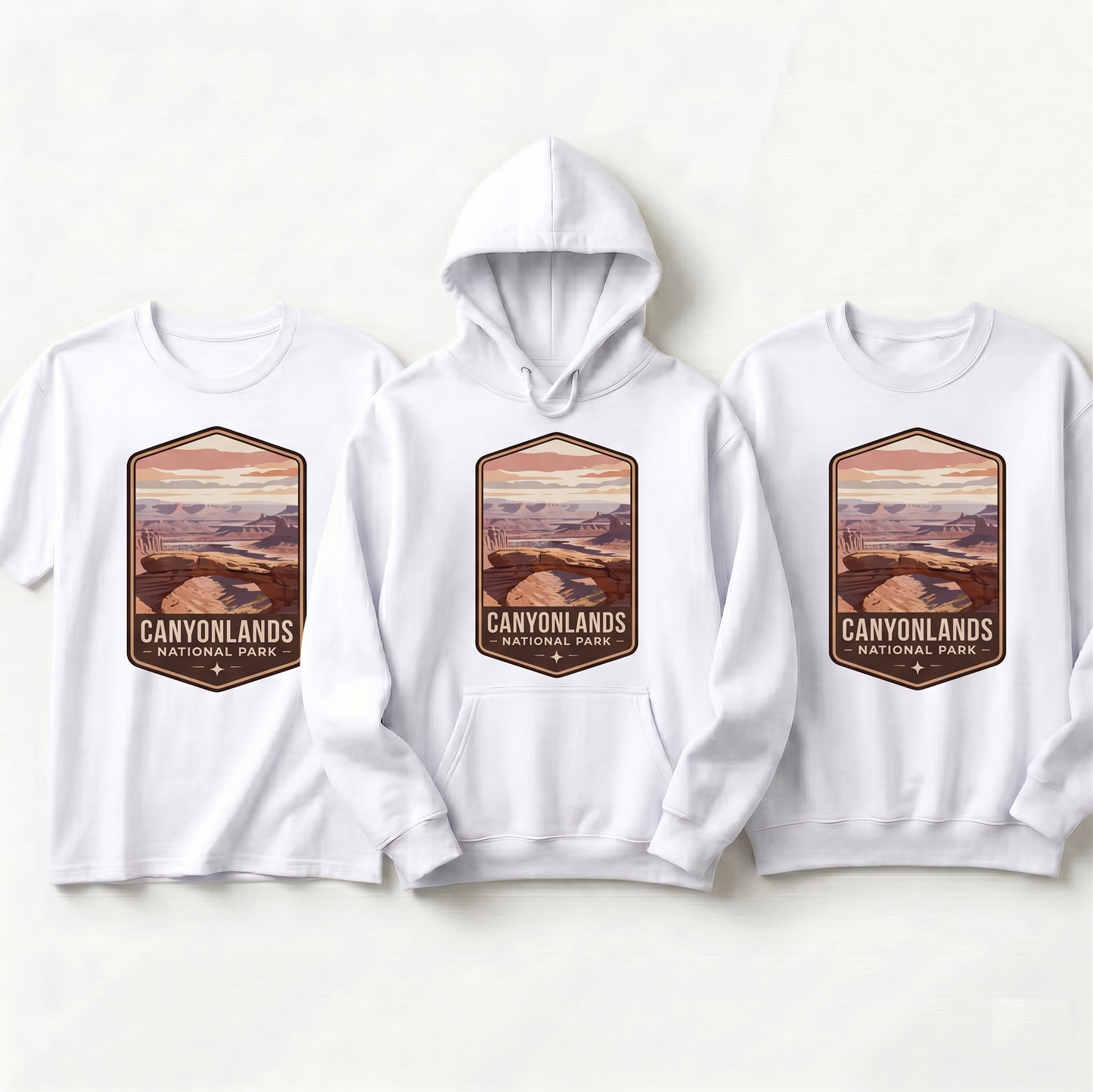 Custom Canyonlands National Park Hoodie, Retro Utah Shirt, Personalized Hiking Gift, Vintage National Park Sweatshirt, Mesa Arch Graphic Tee