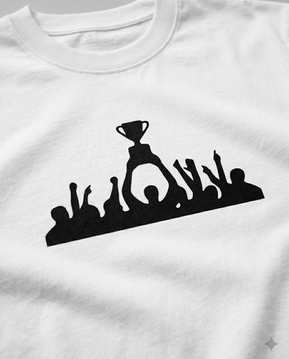Custom Championship Trophy Hoodie, Personalized Victory Celebration Shirt, Game Day Champion Sweatshirt, Football Soccer Trophy Gear