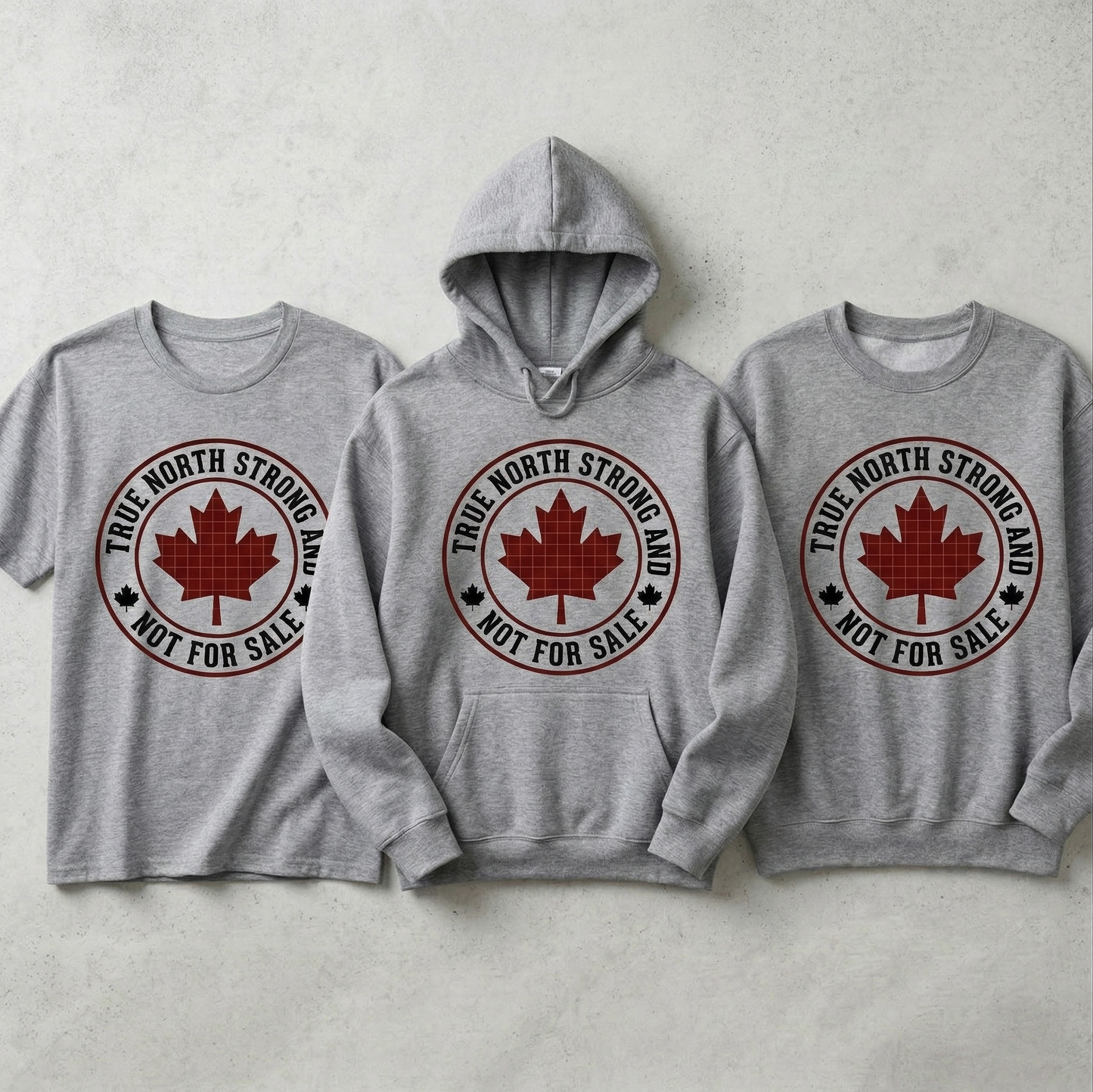 True North Strong and Not For Sale Shirt | Custom Canadian Pride Hoodie | Personalized Maple Leaf Sweatshirt | Canada Day Apparel