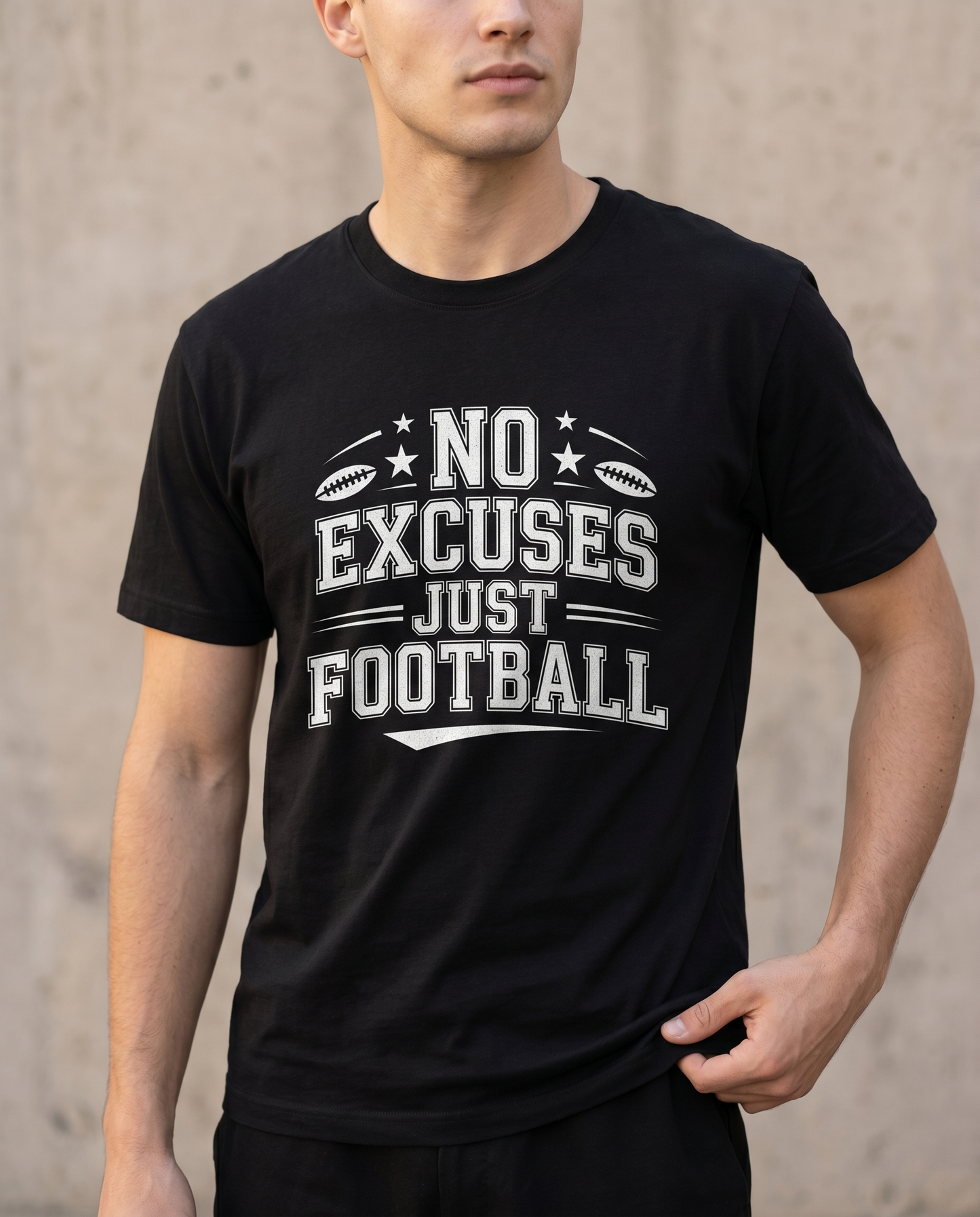 Motivational Football Shirt, Custom Game Day Sweatshirt, Football Coach Gift, Varsity Sports Apparel, Personalized Team Gift