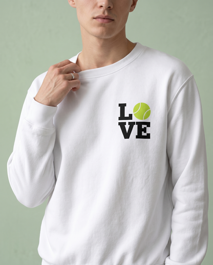 Minimalist Tennis Gift, Cute Tennis Player Shirt, Tennis Team Outfit, Custom Name Tennis Pullover, Tennis Match Day Gear