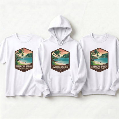 Custom American Samoa National Park Shirt, National Park Hoodie, Nature Sweatshirt, Personalized Travel Gift, National Park Badge Tee