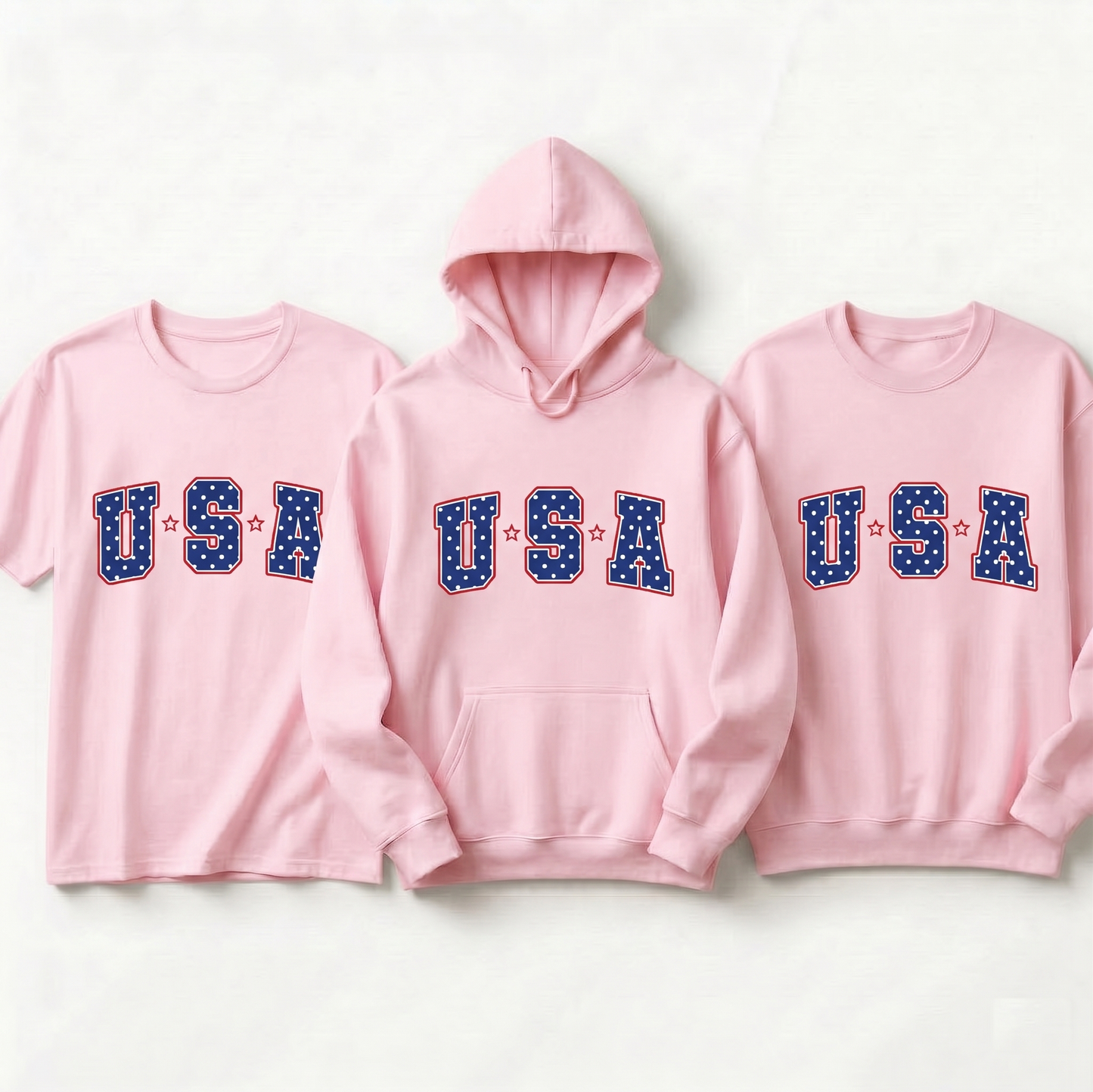 USA Stars and Stripes Sweatshirt, Personalized 4th of July T-Shirt, American Pride Apparel, Custom Team USA Gift