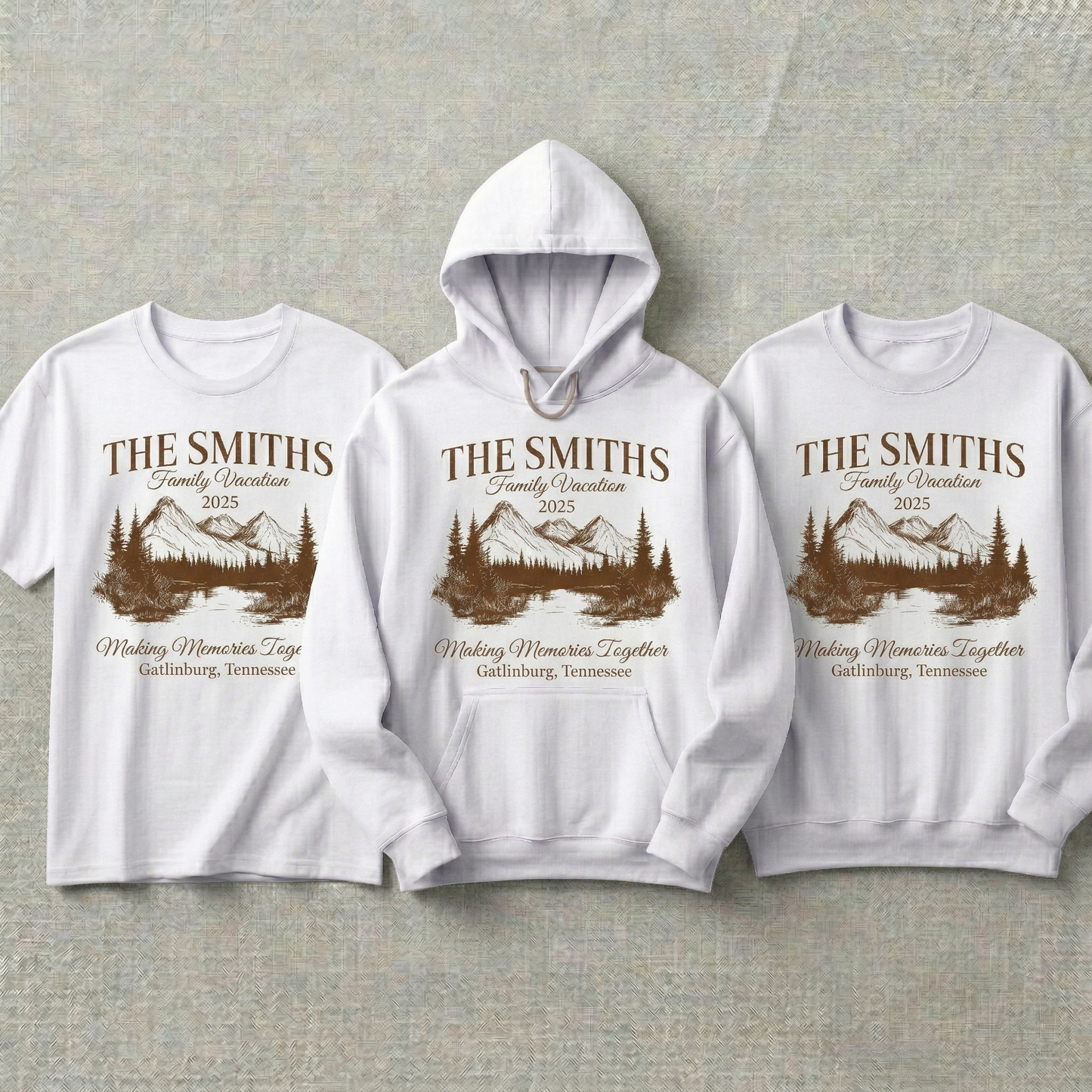 Custom Family Vacation Hoodie and Sweatshirt, Personalized Tennessee Shirt, Matching Family Trip Apparel, Mountain Family Reunion Gift