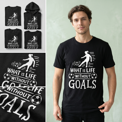 Personalized Soccer Player Gift - Girl Soccer Mom Hoodie - Motivational Soccer Apparel - Custom Soccer Team Gift - Football Goals Shirt
