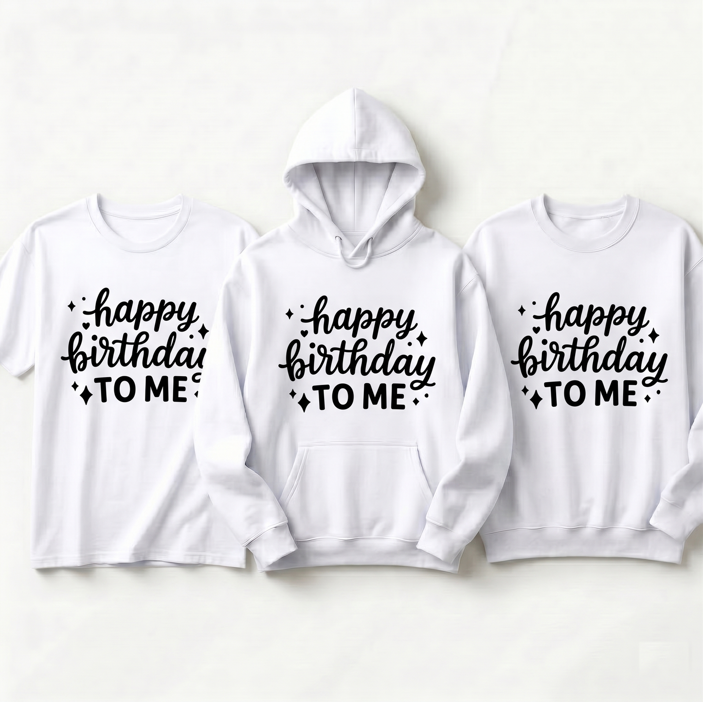 Happy Birthday to Me Shirt, Custom Birthday Hoodie, Personalized Birthday Gift for Her, Cute Birthday Sweatshirt, Birthday Outfit