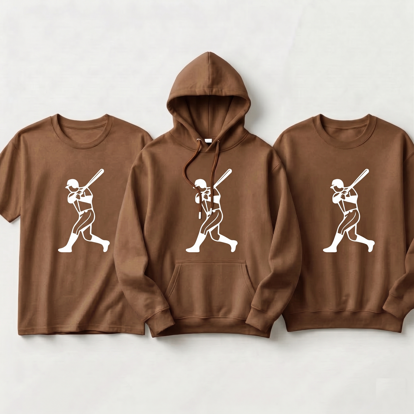 Baseball Player Hoodie, Personalized Baseball Sweatshirt, Minimalist Batter Shirt, Custom Baseball Gift, Personalized Team Baseball Apparel
