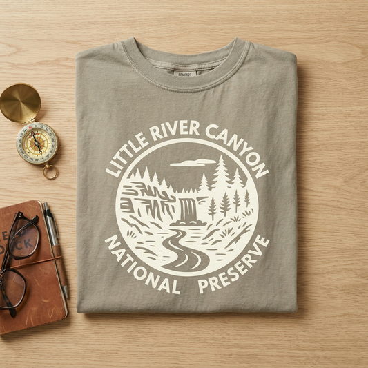 Little River Canyon National Preserve Hoodie – Vintage Alabama Nature Apparel