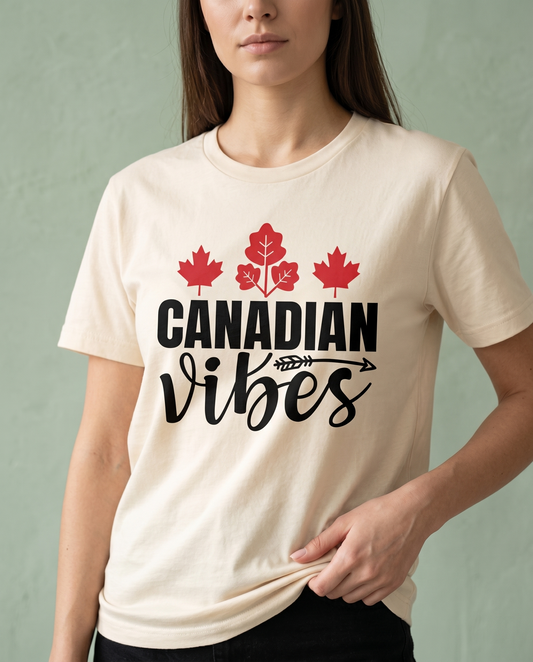 Canadian Vibes Sweatshirt, Custom Maple Leaf Shirt, Personalized Canada Day Hoodie, Matching Family Vacation Tees