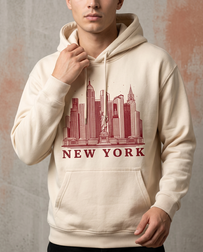 Custom New York City Skyline Shirt - Minimalist Statue of Liberty Sweatshirt - New York Vacation Souvenir - Custom City Name Apparel