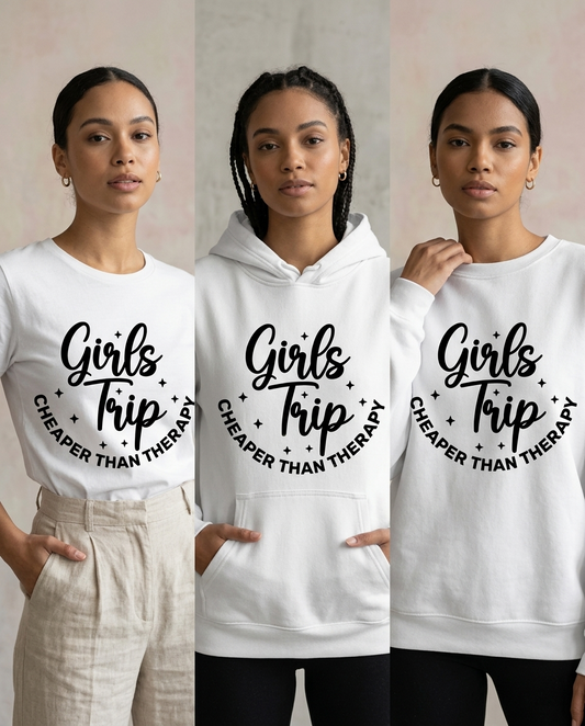 Custom Girls Trip 2026 Shirt, Personalized Girls Weekend Crewneck, Matching Travel Squad Gift, Bachelorette Party Tee