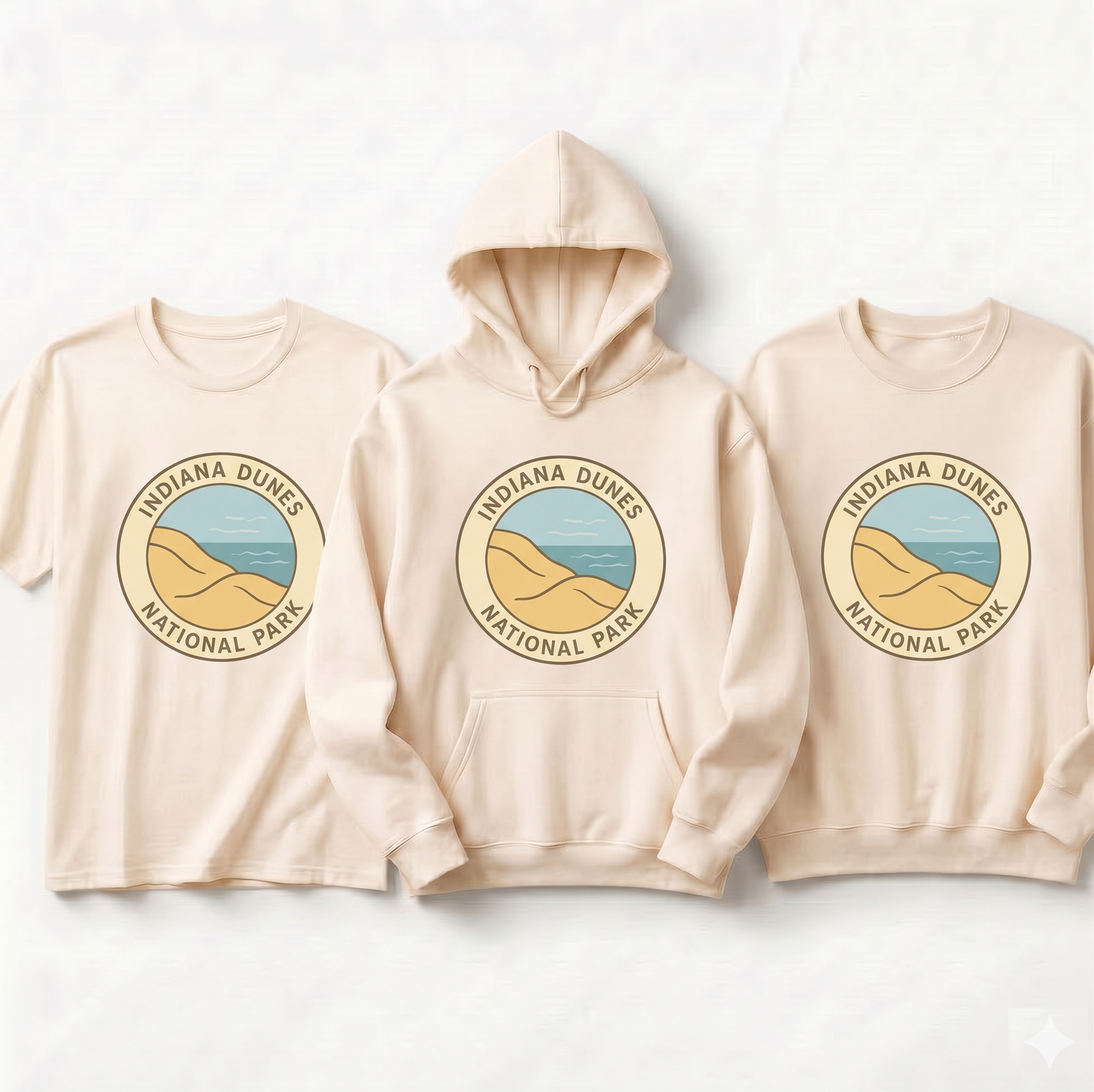 Custom Indiana Dunes National Park Shirt, Vintage Nature Hoodie, Retro Hiking Sweatshirt, National Park Souvenir Apparel