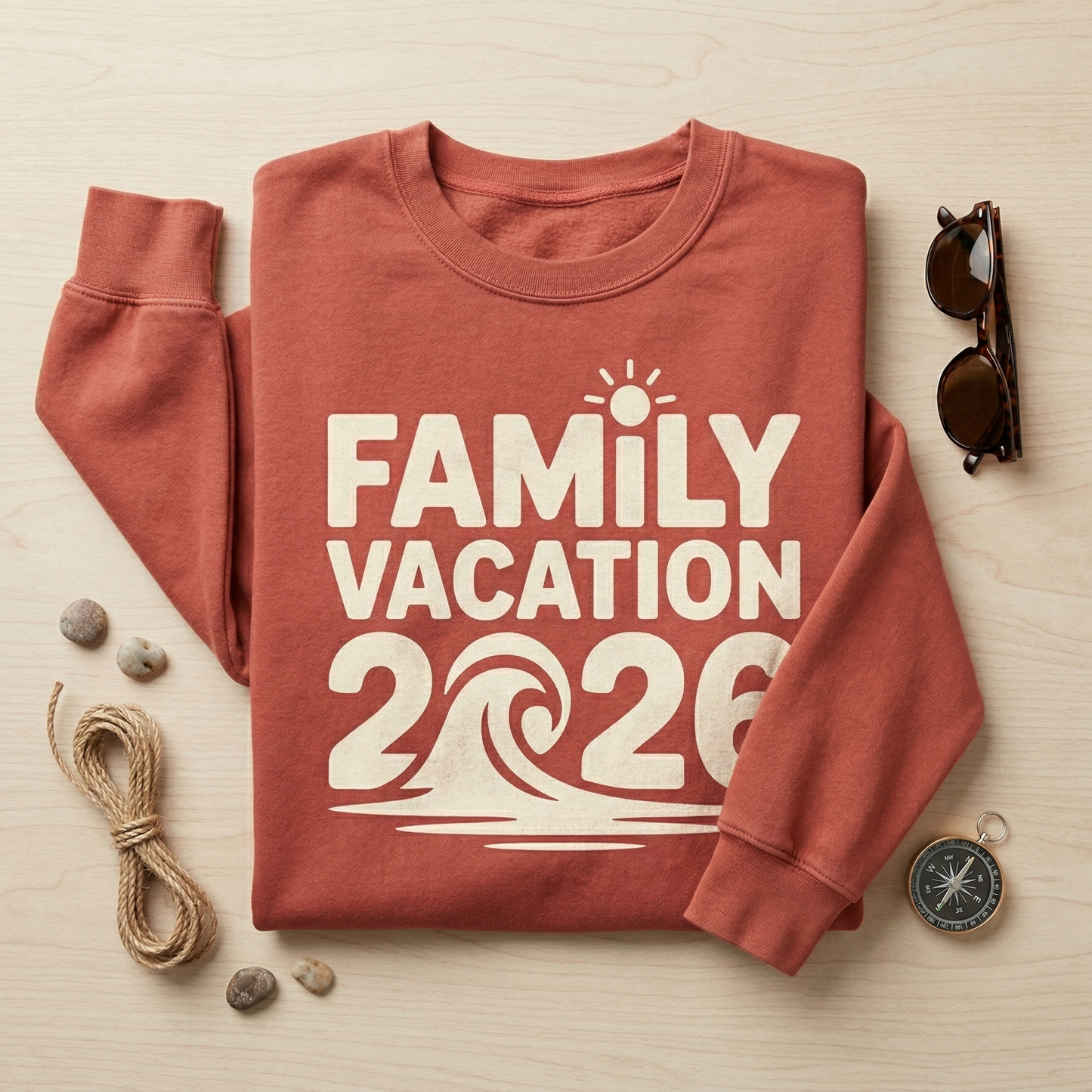 Custom Family Vacation 2026 Shirt, Matching Beach Trip Tees, Personalized Group Summer Vacation T-shirt, 2026 Cruise Shirt