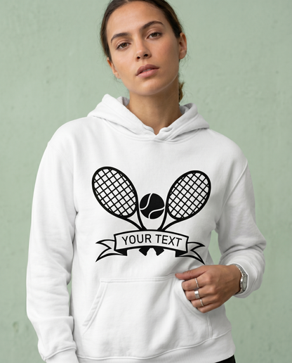 Custom Tennis T-Shirt, Personalized Tennis Racket tee with Name, Custom Team Sports Tee, Tennis Lover Gift, Personalized Tennis Player Shirt