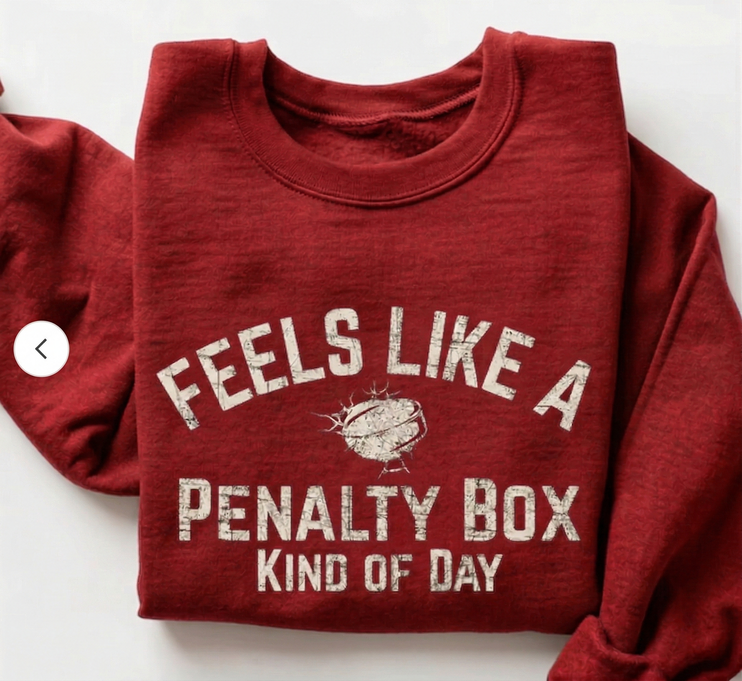 Penalty Box Sweatshirt | Funny Hockey Puck Tee, Hockey Mom Dad Gift