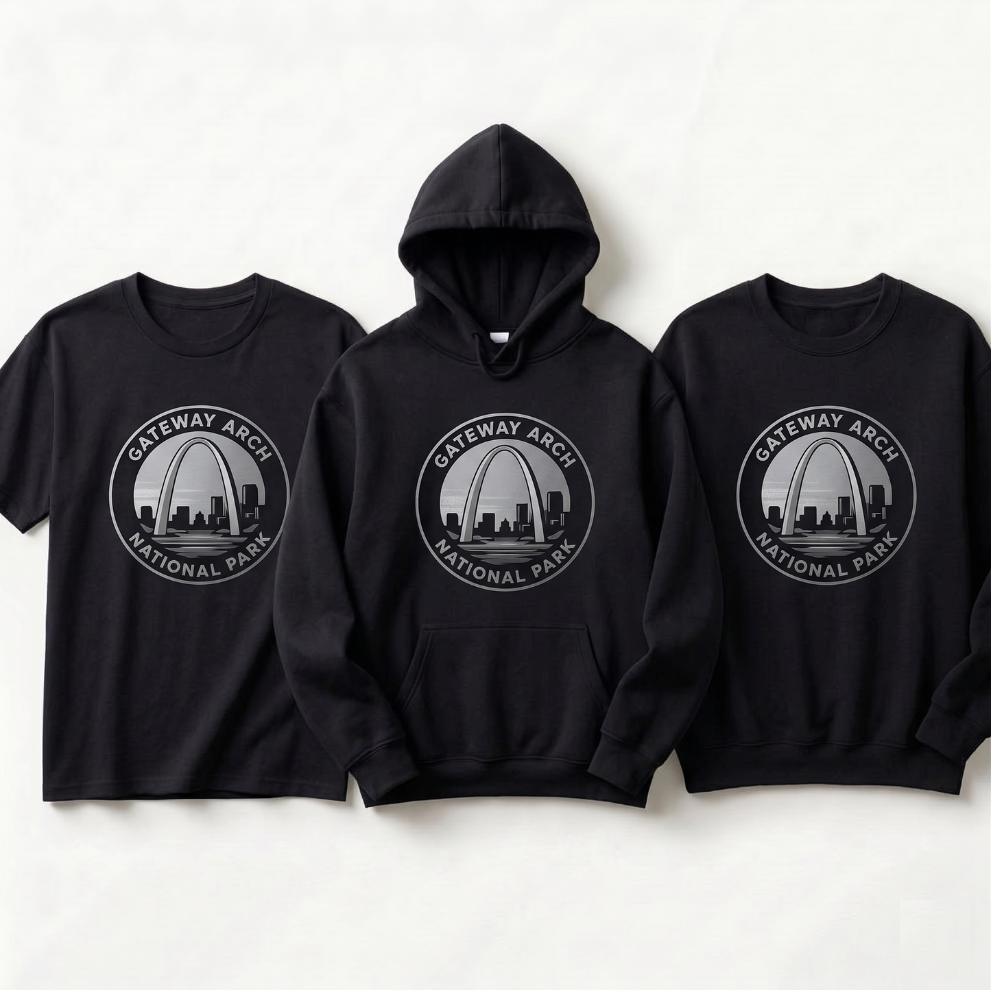 Gateway Arch National Park Hoodie, Personalized St. Louis Missouri Sweatshirt, Retro National Park T-Shirt, Custom Travel Gift