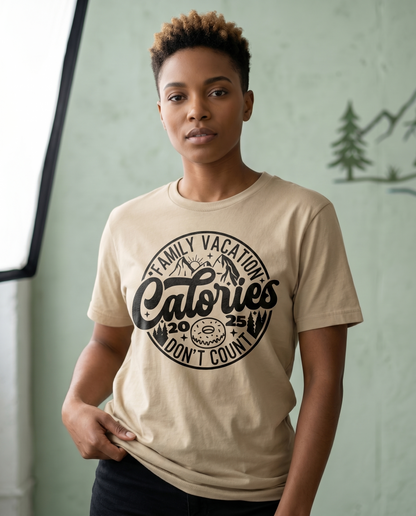 Custom Family Vacation 2026 Shirt, Calories Don't Count Matching Family Trip Hoodie, Personalized Group Travel Sweatshirt, Vacation Gift