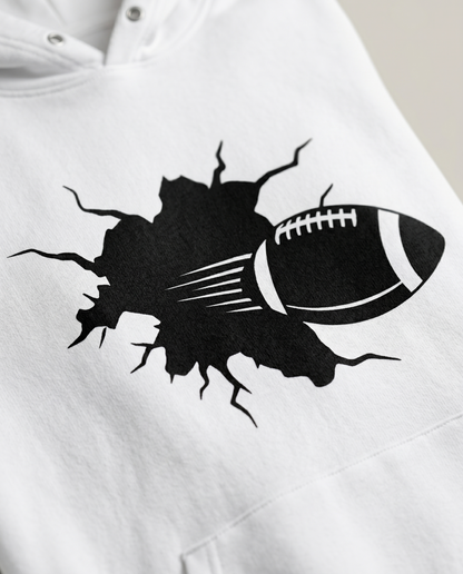 Custom Football Breakthrough Shirt, Personalized  Hoodie, Football Sweatshirt, Sports Team Apparel, Custom Player Name Football Tee