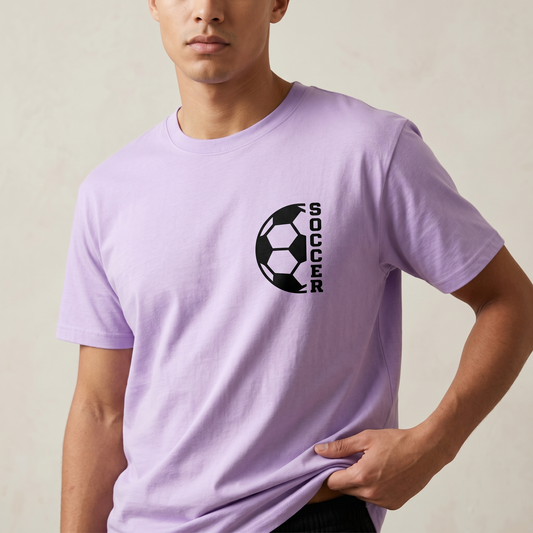 Custom Minimalist Soccer Shirt, Personalized Soccer Mom Hoodie, Pocket Design Soccer Sweatshirt, Game Day Apparel, Soccer Player Coach Gift