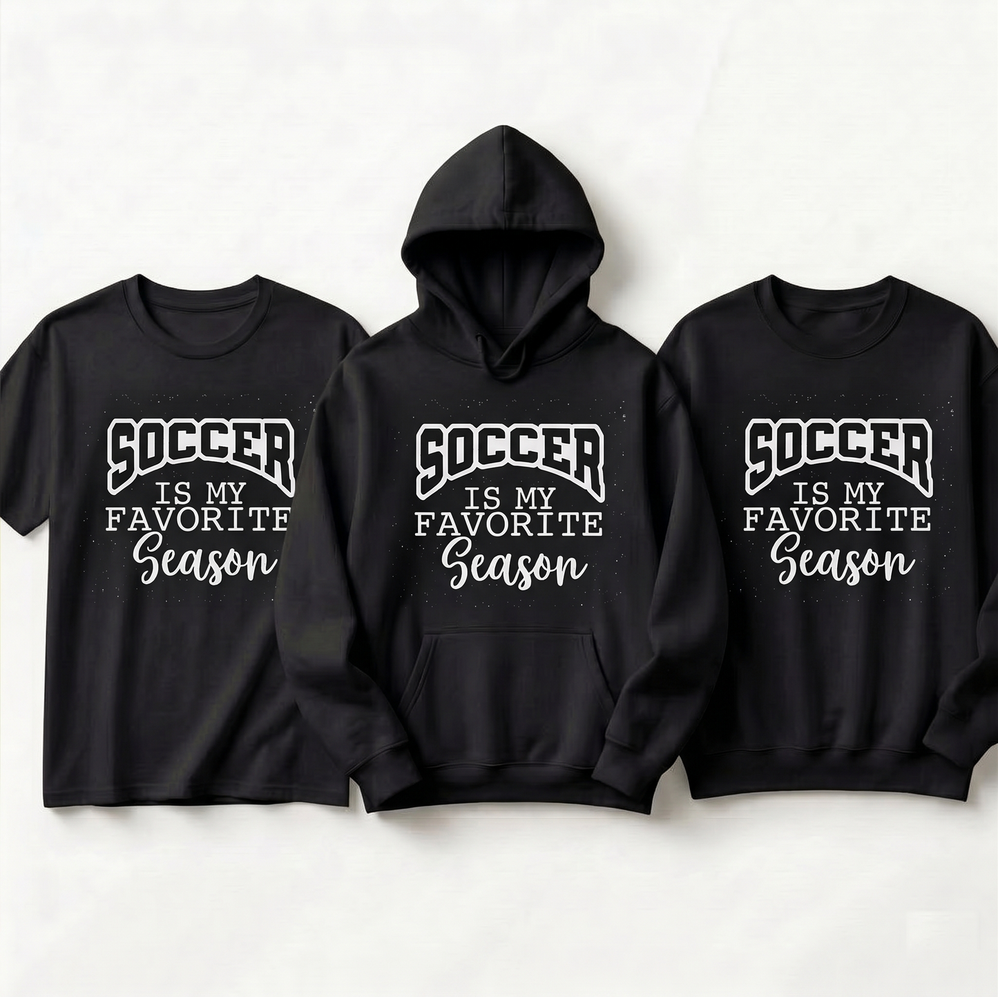 Soccer Is My Favorite Season Hoodie, Custom Soccer Mom Shirt, Personalized Soccer Fan Sweatshirt, Game Day Soccer Apparel, Youth Soccer Gift