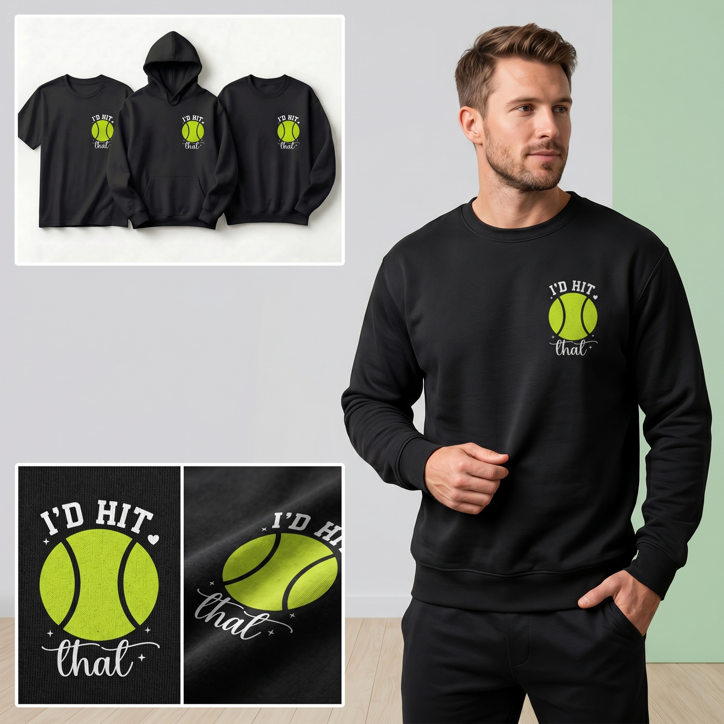 Custom Tennis Team Gift, Funny Tennis Player Shirt, Tennis Coach Gift, Sassy Tennis Lover Pullover, Varsity Sports Humor