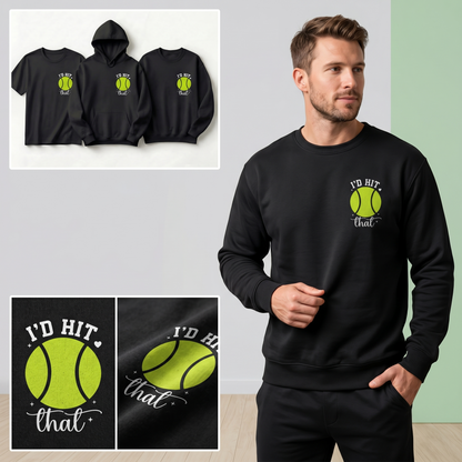 Custom Tennis Team Gift, Funny Tennis Player Shirt, Tennis Coach Gift, Sassy Tennis Lover Pullover, Varsity Sports Humor