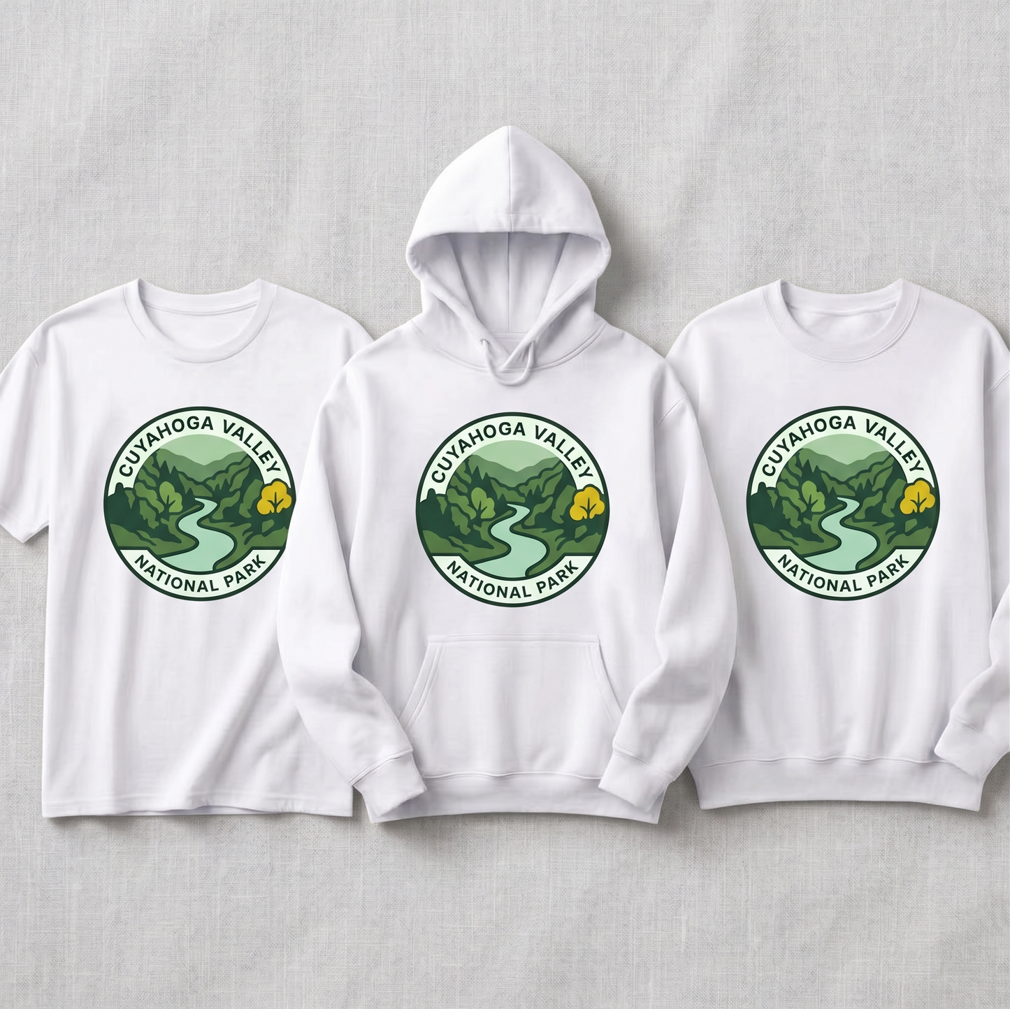Custom Cuyahoga Valley National Park Shirt, Vintage Ohio Hoodie, Retro Hiking Sweatshirt,  National Park Souvenir Apparel