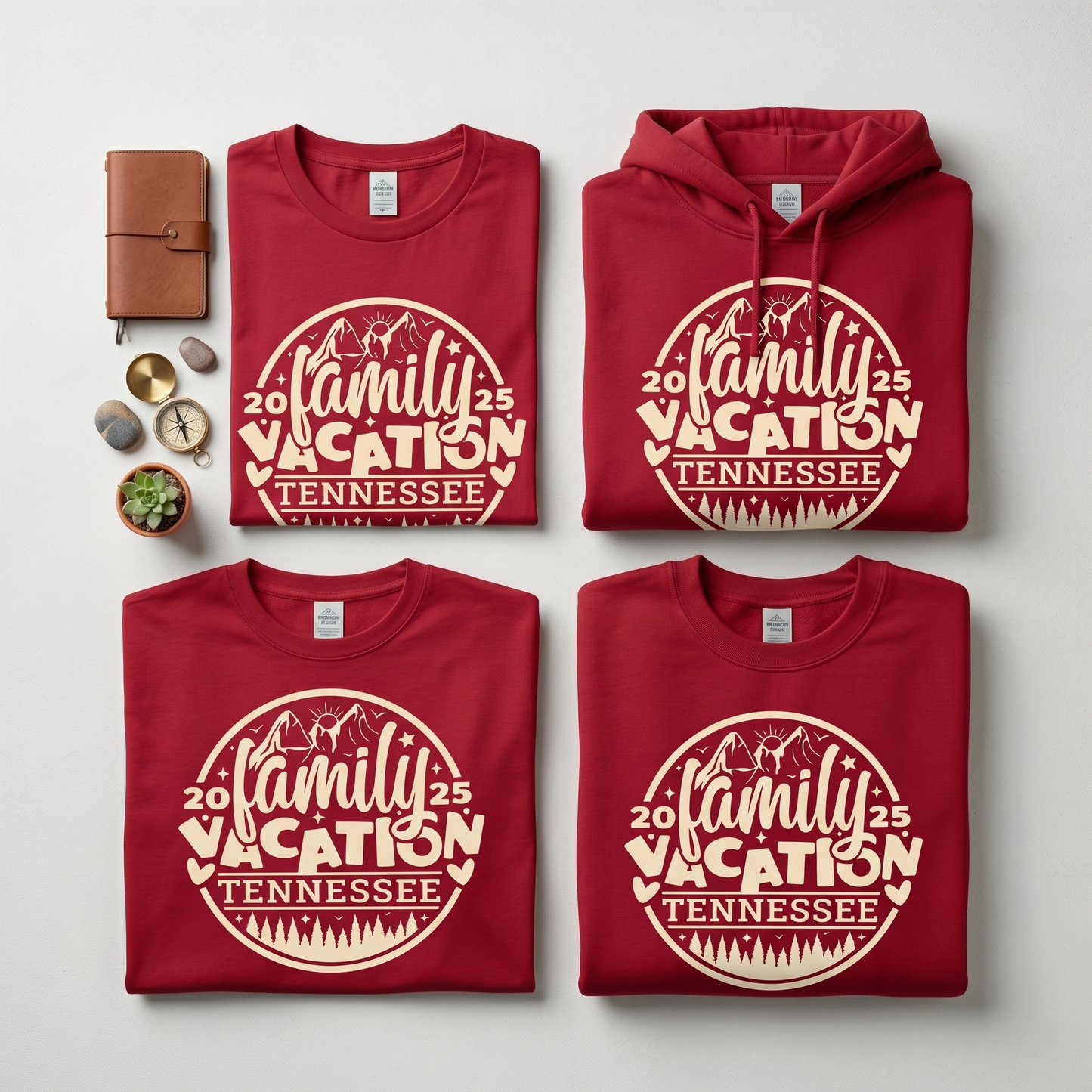 Custom Tennessee Family Vacation 2026 Shirt, Personalized Smoky Mountains Trip Hoodie, Tennessee Vacation Matching Group Sweatshirt