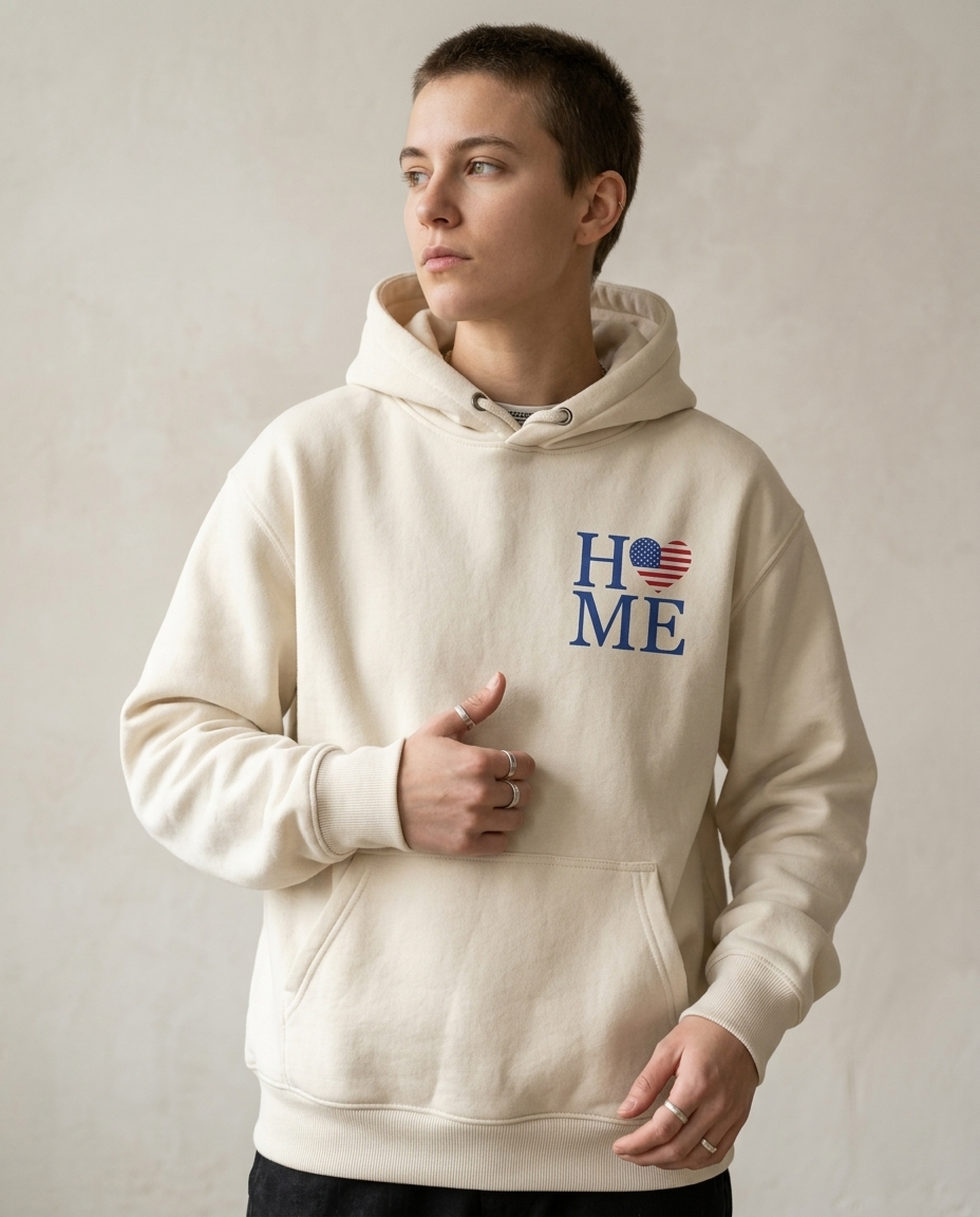 Custom USA Home Shirt, Patriotic 4th of July Hoodie, Personalized American Flag Heart Sweatshirt, Collegiate Style Patriotic Apparel