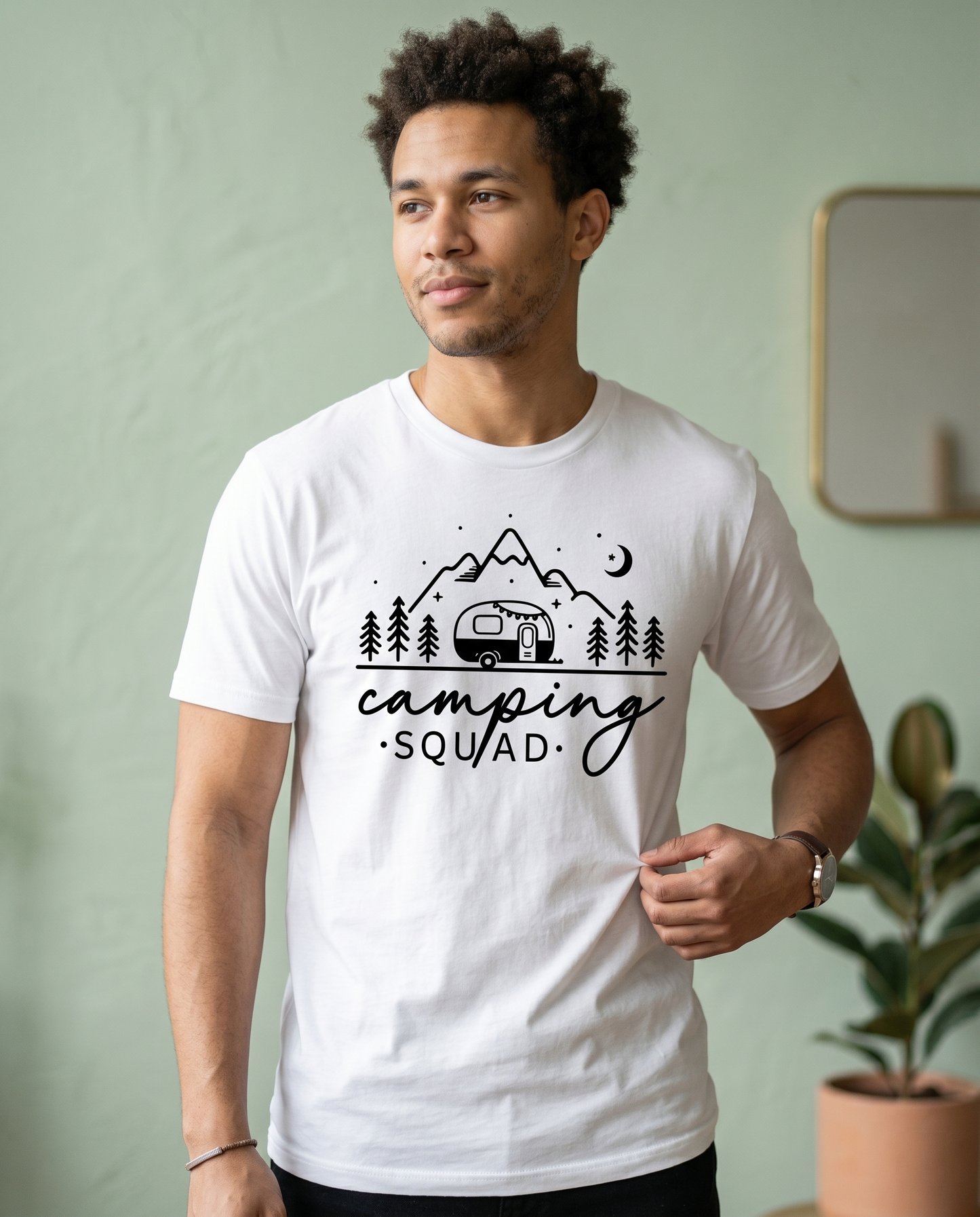 Custom Nature Trip Gift, Camper Life Shirt, Hiking Group Pullover, Personalized Mountain Trip Gear, Adventure Squad Outfit