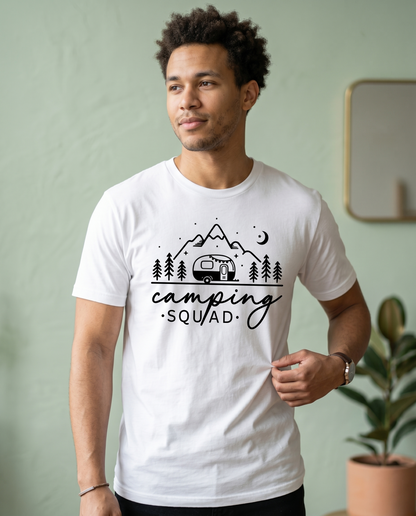 Custom Nature Trip Gift, Camper Life Shirt, Hiking Group Pullover, Personalized Mountain Trip Gear, Adventure Squad Outfit