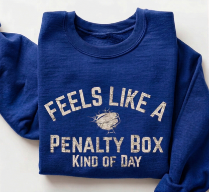 Penalty Box Sweatshirt | Funny Hockey Puck Tee, Hockey Mom Dad Gift