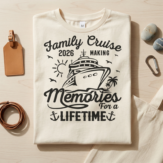 Family Cruise 2026 Shirt, Matching Group Vacation Tee, Custom Sailing 2026 Sweatshirt, Personalized Ship Vacation Apparel